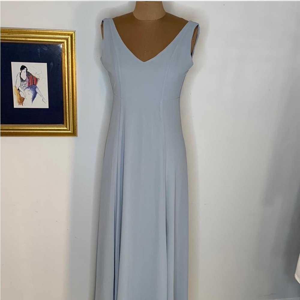Show Me Your MuMu Pale Blue Maxi Dress Gown Size XS